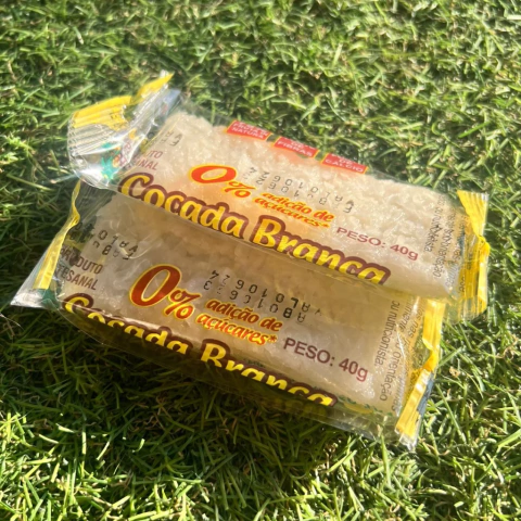 Cocada branca zero açucar 40g - comprar online
