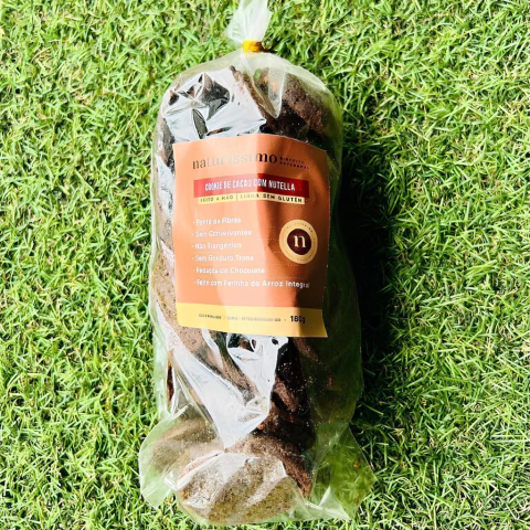 Cookies de cacau com nutela 180g (Sem lactose, Sem Glúten) - comprar online