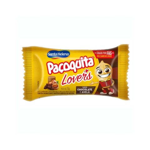 Paçoca com chocolate 1 unidade - comprar online