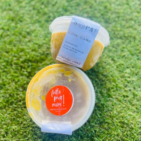 Sopa congelada de lentilha com abóbora - comprar online