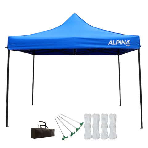 Gazebo 3x3 Plegable Autoarmable 18 Kg Protent 100 Alpina - comprar online