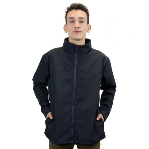 Campera Softshell Termica Alpina Bolsillos Interior Micropolar - comprar online