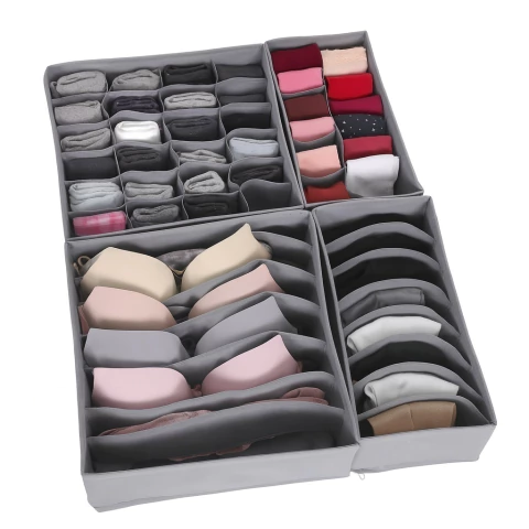 Set X4 Organizador De Cajones Ropa Interior Division Alpina HOR14