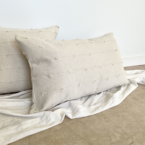 Funda de almohadón Tilcara Crudo 40x60 - comprar online