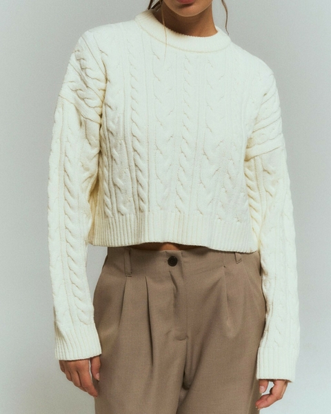 SWEATER TRENZADO GRUESO