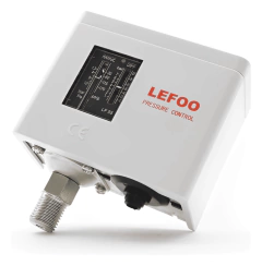 Pressostato modelo LF5508-03W da marca LEFOO para controle de pressão em bombas de água