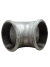 Cotovelo galvanizado 90 graus com rosca interna BSP 2.1/2 polegadas