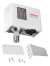 Pressostato LF5514-03W da marca LEFOO com acessórios, incluindo placa metálica, tampa branca e parafusos