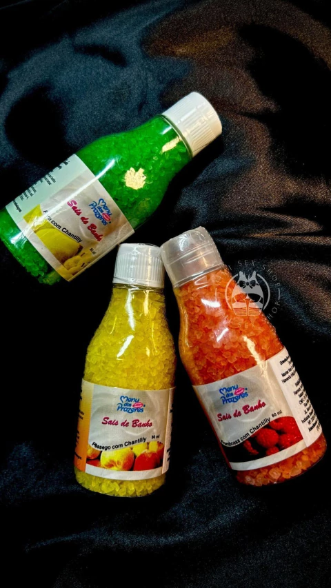 Sais de Banho Aromático Linha Banho 80ml Menu dos Prazeres