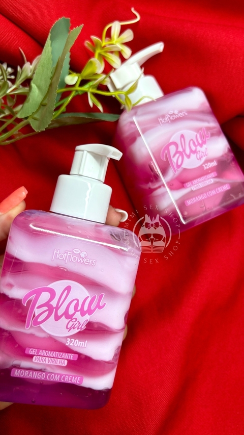 BLOW GIRL GEL AROMATIZANTE BEIJÁVEL PARA VIRILHA 320ML HOT FLOWERS - comprar online