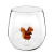 VASO DE VIDRIO CRISTAL 3D BROWN SQUIREL 350 ML