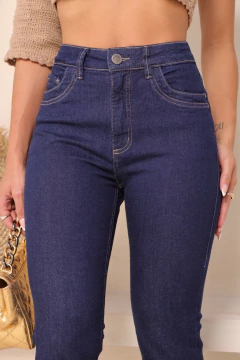 CALÇA FLARE JEANS AZUL INTENSO - loja online