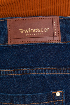 Imagem do BERMUDA MEIA COXA JEANS ESCURA