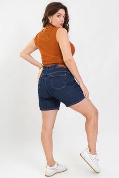 BERMUDA MEIA COXA JEANS ESCURA - Jeans Feminino de Alta Qualidade - Windster