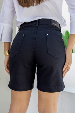 Imagem do BERMUDA MEIA COXA SARJA PRETA
