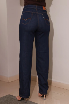 CALÇA WIDE LEG FIT AZUL INTENSO - Jeans Feminino de Alta Qualidade - Windster