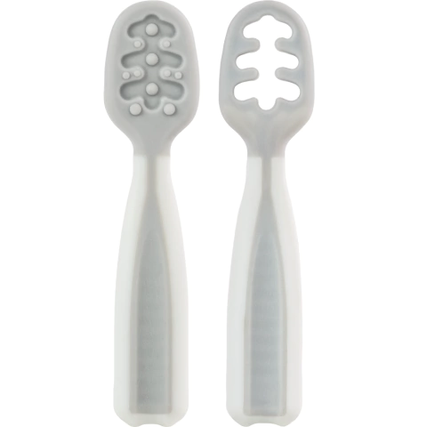 Kit 2 Colheres Cinza de Treinamento Buba – Estágio 1 e 2