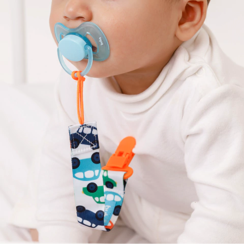Prendedor de Chupeta Carrinho Buba