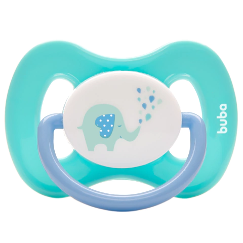 Chupeta Comfort Elefantinho Azul Tam. 1 (0-6 meses) Buba