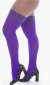 Meia 7/8 rendada Rosa/roxo - comprar online
