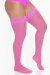 Meia 7/8 rendada Rosa/roxo