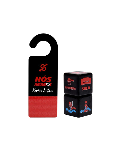 Dado Posições Kama Sutra + Aviso de Porta - Hétero - comprar online