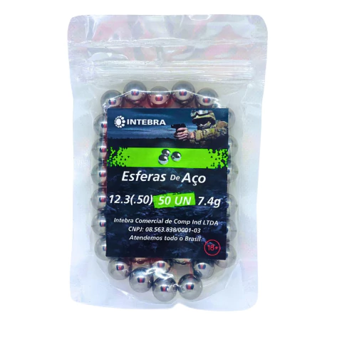 Munição Esfera de Aço Carbono 012.303(31/64) - 50 Unidades - comprar online