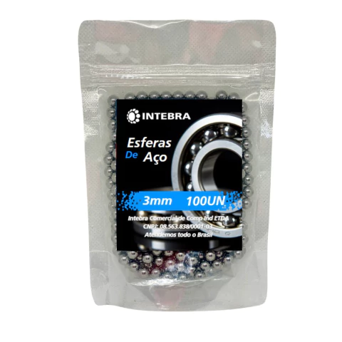 Esfera Aço Cromo 3mm 100 unidades - comprar online