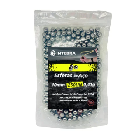 Esfera Aço Carbono 10mm - 250 unidades Estilingue - comprar online