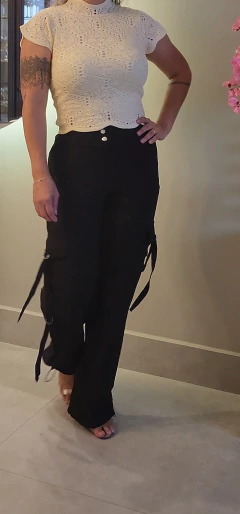 Calça Cargo Jym Preta - comprar online