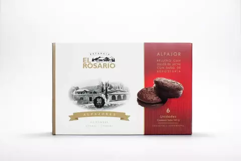 Alfajor con Baño de Chocolate x 6 uds.