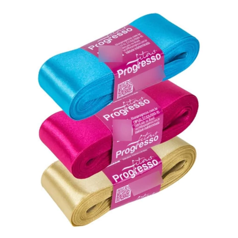 Fita De Cetim Nº7 30mm C/10 Metros Kit Com 10 Unidades - comprar online