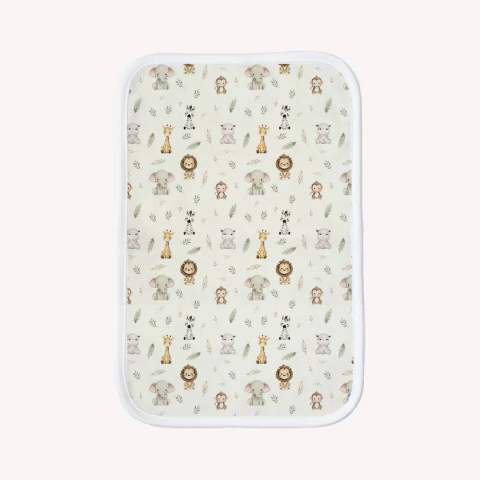 Paninho de Ombro Algodão Egípcio | Safari Aquarela | Nuvem Cotton - comprar online