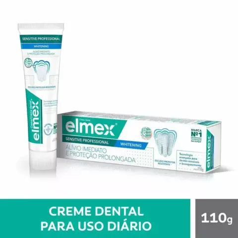 Creme Dental Elmex Sensitive Whitening 110g