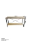 Aparador Industrial 100x35x80Alt com X e 1 Prateleira Pinus 30mm - loja online