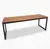 Escrivaninha Industrial 220x50x75Alt Metalon 40x40 - Pinus 30mm - Santino Móveis Industriais Sob Medida | Soluções Completas em Mobiliário