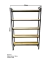 Estante Industrial Com 5 Prateleiras 160alt Pinus 18mm - loja online