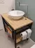 Gabinete para Lavabo Industrial - 80x50x75alt - 1 Prateleira e suporte para toalha e papel Pinus - 30mm - comprar online