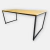 Mesa de Escritório Industrial - 170cm Pinus 30mm / Metalon 30x30 - Santino Móveis Industriais Sob Medida | Soluções Completas em Mobiliário