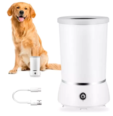 Limpiador de patas eléctrico para mascotas