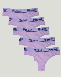 Kit Calcinhas Elástico Exposto Algodão