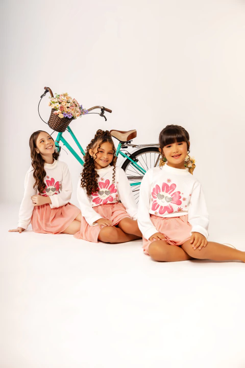 Combinadinho Blogueirinha - Moletom FLOR