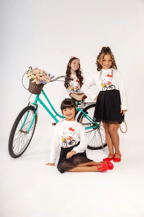 Combinadinho Blogueirinha - Moletom hello kitty