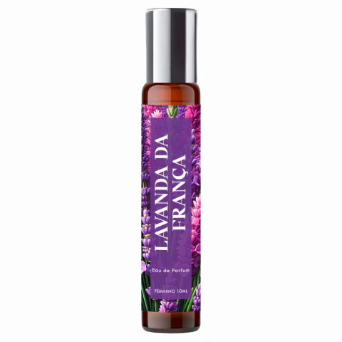 Perfume Spray Lavanda da França Feminino 10ml Natural Vegano