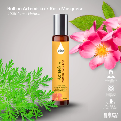 Óleos Essenciais Prontos Artemísia e Zimbro Roll On 10ml