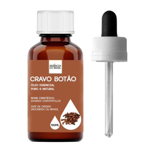 Óleo Essencial Cravo Botão 100ml Puro E Natural Aromaterapia