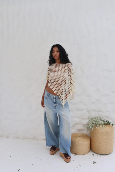 Echarpe Mado macramê - comprar online