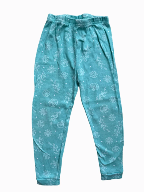 Calça verde claro estampada - 3 anos