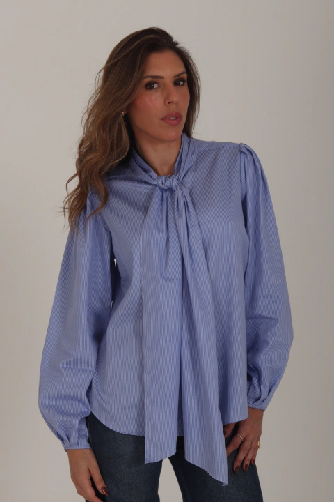 Camisa Laço Deep Blue