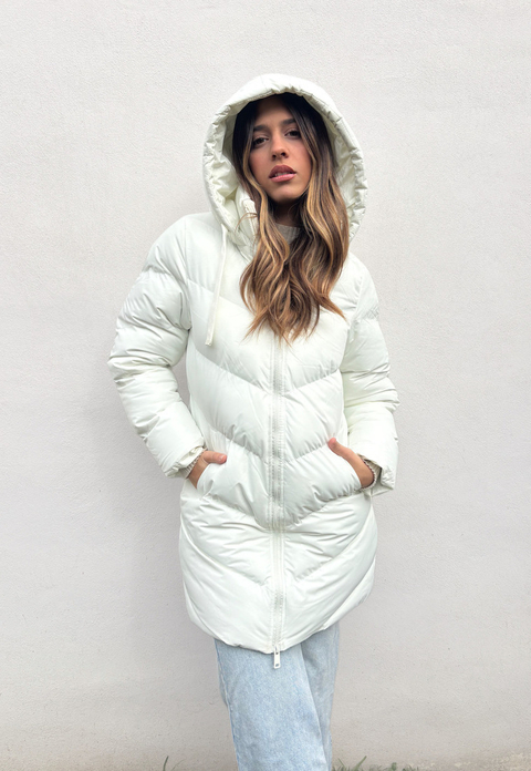 Campera Abrigo Larga Aventura 1055 Natural - comprar online